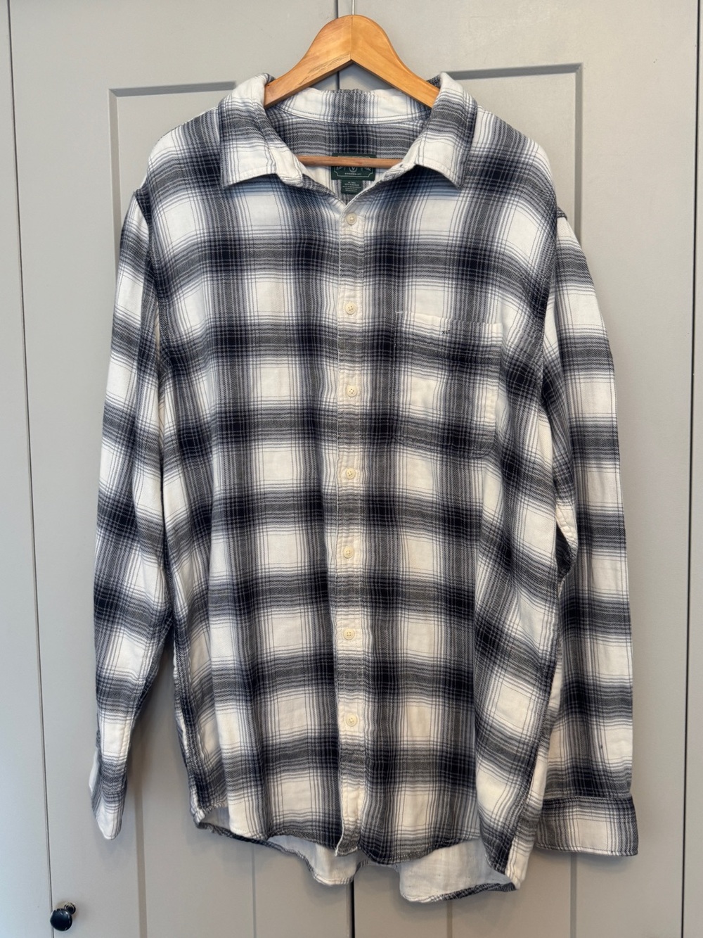 American Eagle Plaid Flannel Shacket Jacket XL Tall